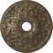 Ekena Millwork Jamie Ceiling Medallion (Fits Canopies up to 3 7/8"), 23 5/8"OD x 3 7/8"ID x 2 1/8"P, Warm Silver CM23JAWSS - alternate 1